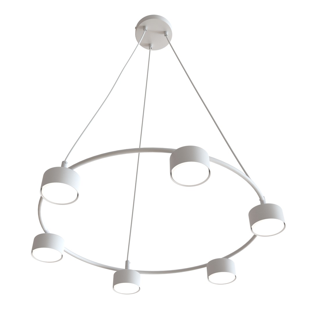 Starlit Ø64 Weiß hängelampe Von Emibig Lighting - Eine minimalistische Pendelleuchte mit modernem Design, die durch ihre elegante Kreisform besticht.