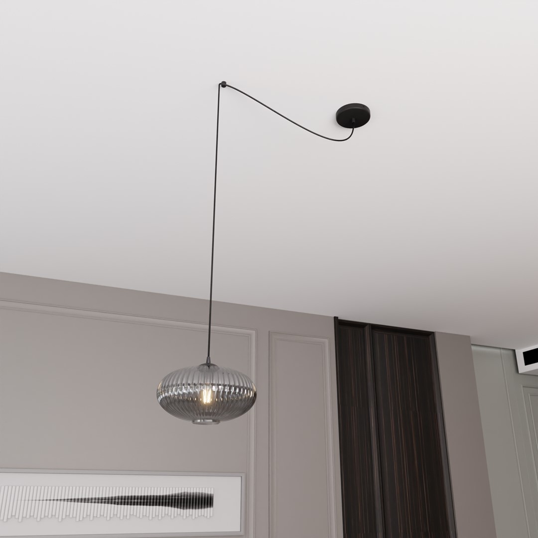 Origo Ø30 Rauchfarben hängelampe Von Emibig Lighting - Origo passt perfekt in Umgebungen wie Wohnzimmer oder Restaurants und ist eine ideale Kombination aus &Auml;sthetik und Qualit&auml;t.