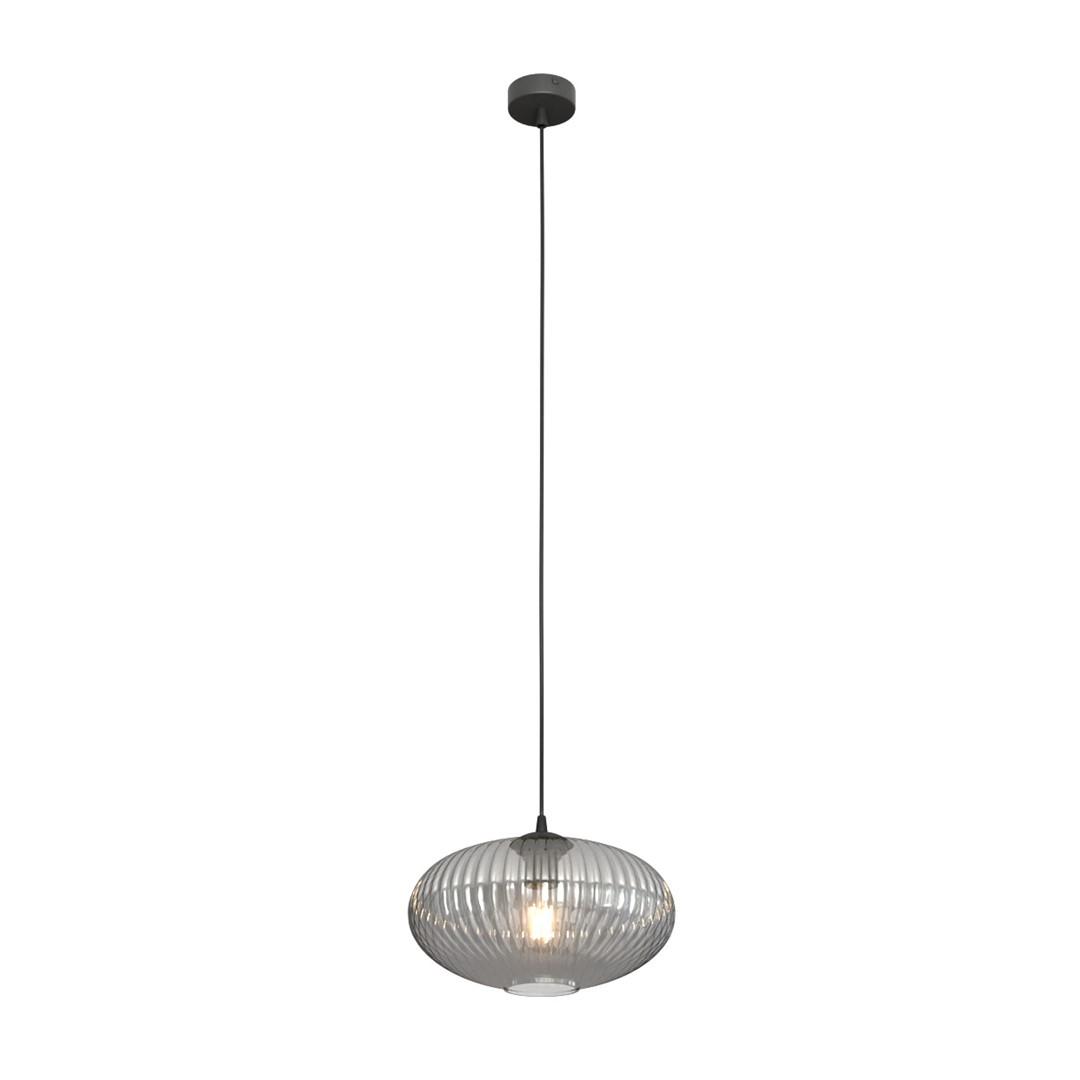 Coco Ø30 Rauchfarben hängelampe Von Emibig Lighting - Die Deckenleuchte Coco ist eine moderne Pendelleuchte, die Eleganz mit Funktionalit&auml;t verbindet.
