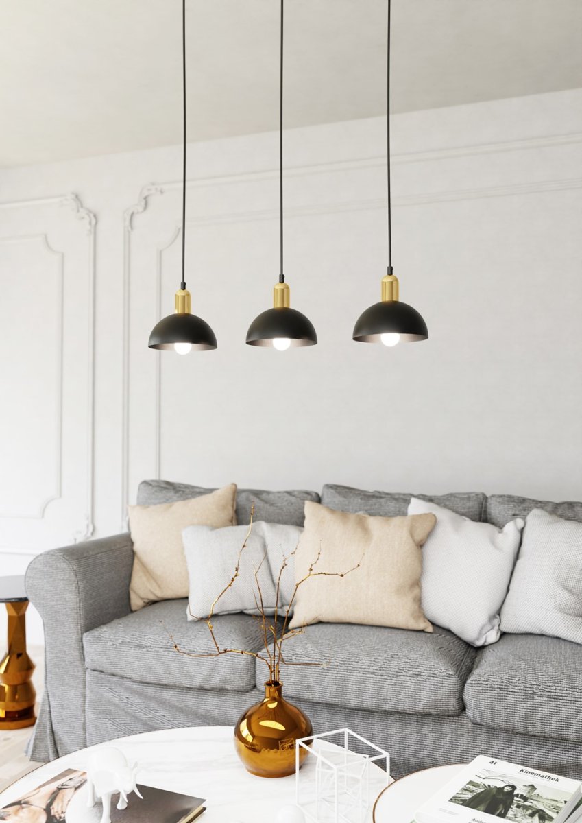 Moto 60cm Schwarz hängelampe Von Emibig Lighting - Eine ideale Wahl f&uuml;r alle, die eine originelle Beleuchtung mit einem raffinierten Touch w&uuml;nschen.