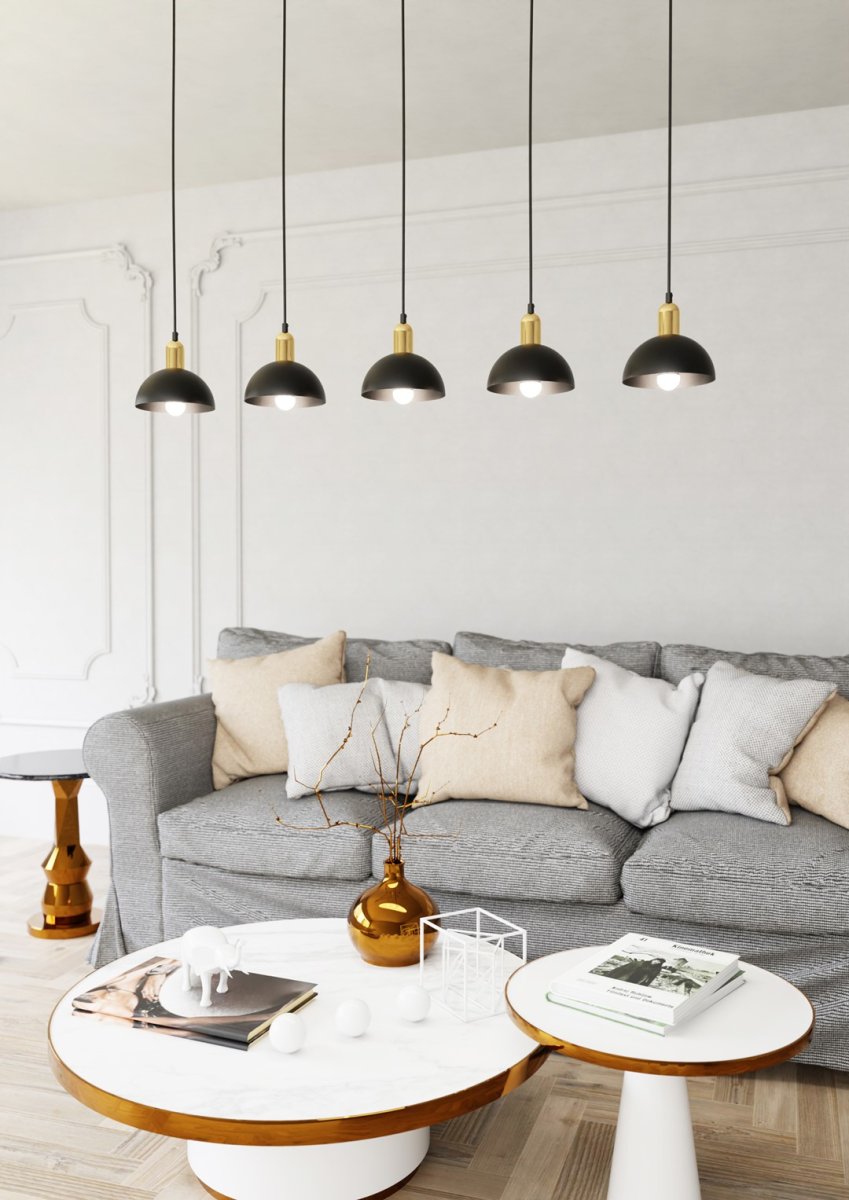 Moto 116cm Schwarz hängelampe Von Emibig Lighting - Eine ideale Wahl f&uuml;r alle, die eine originelle Beleuchtung mit einem raffinierten Touch w&uuml;nschen.