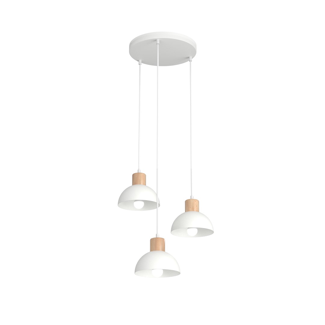 Seco Ø30 Weiß hängelampe Von Emibig Lighting - Die Deckenleuchte Seco f&auml;ngt die Essenz des skandinavischen Stils ein &ndash; wo einfache Form auf nat&uuml;rliche Elemente trifft.