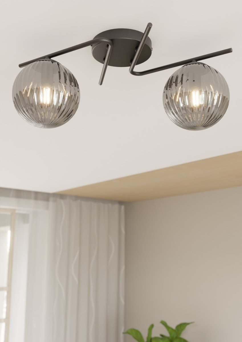 Vespa 48cm Rauchfarben deckenleuchte Von Emibig Lighting - Die moderne und minimalistische Vespa-Deckenleuchte ist eine einzigartige Deckenleuchte, die durch ihr besonderes Design die Blicke auf sich zieht.