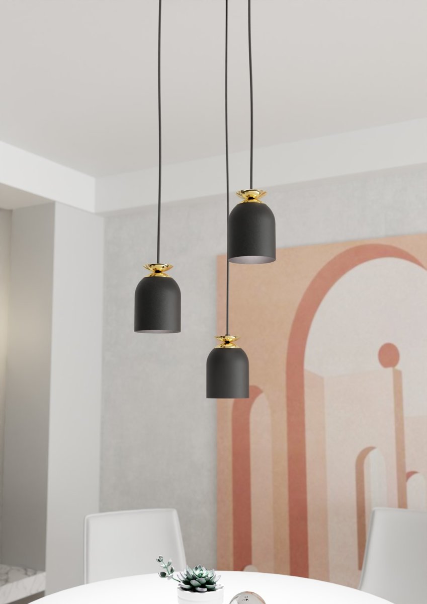 Target Ø30 Schwarz hängelampe Von Emibig Lighting - Perfekt f&uuml;r Wohnzimmer, Essbereiche und &ouml;ffentliche Umgebungen &ndash; Target wird zu einem stilvollen Element, das ein industrielles Flair mit einem Hauch von Luxus verbindet.
