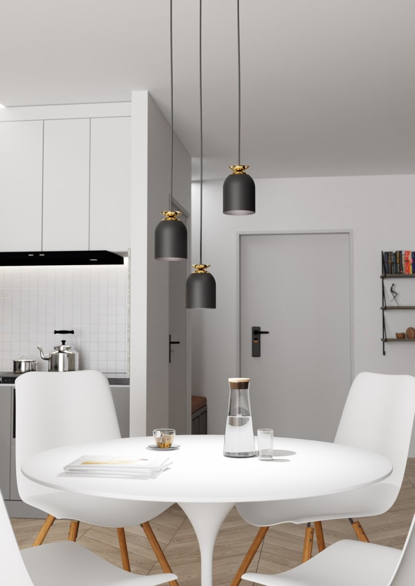 Target Ø30 Schwarz hängelampe Von Emibig Lighting - Perfekt f&uuml;r Wohnzimmer, Essbereiche und &ouml;ffentliche Umgebungen &ndash; Target wird zu einem stilvollen Element, das ein industrielles Flair mit einem Hauch von Luxus verbindet.