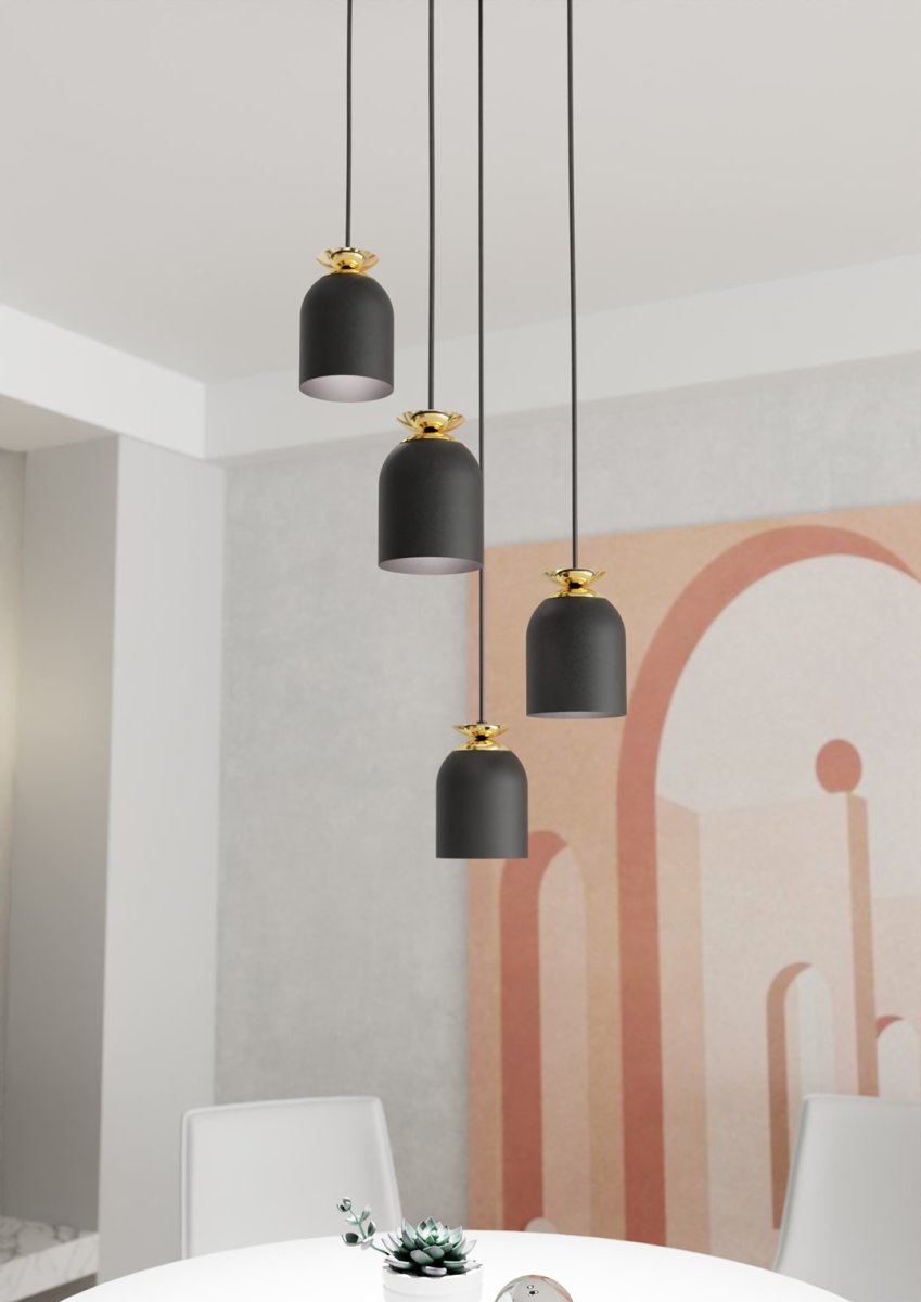 Target Ø30 Schwarz hängelampe Von Emibig Lighting - Perfekt f&uuml;r Wohnzimmer, Essbereiche und &ouml;ffentliche Umgebungen &ndash; Target wird zu einem stilvollen Element, das ein industrielles Flair mit einem Hauch von Luxus verbindet.