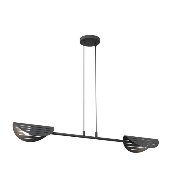 Saber 104cm Schwarz hängelampe Von Emibig Lighting - Die minimalistische Form und die sorgf&auml;ltig gestalteten Details machen es zu einer perfekten Erg&auml;nzung f&uuml;r ein modernes Interieur.