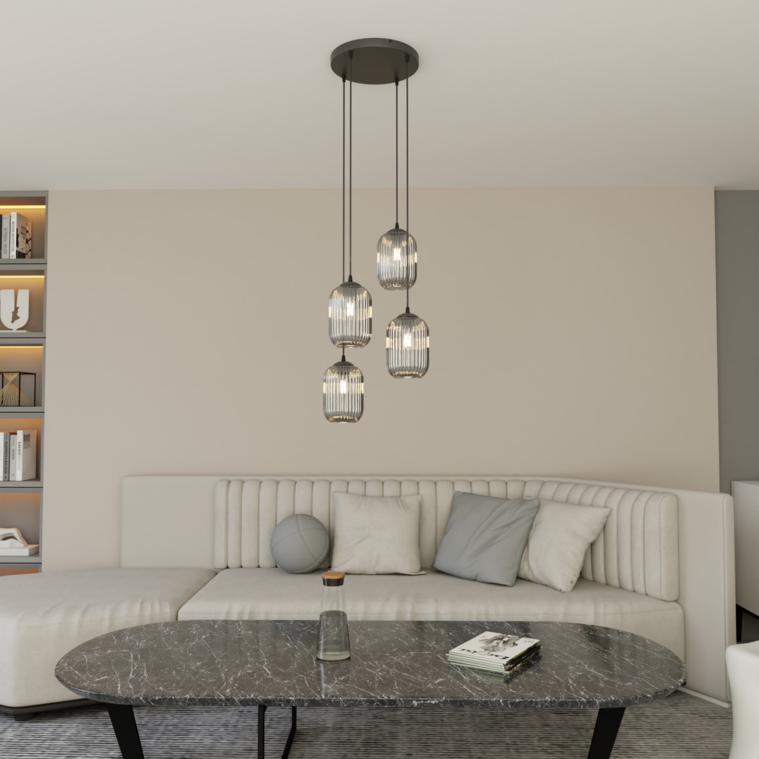 Verdi Ø30 Rauchfarben hängelampe Von Emibig Lighting - Die originelle Form verleiht dem Raum Charakter und schafft einen pers&ouml;nlichen Stil mit behaglicher Atmosph&auml;re.