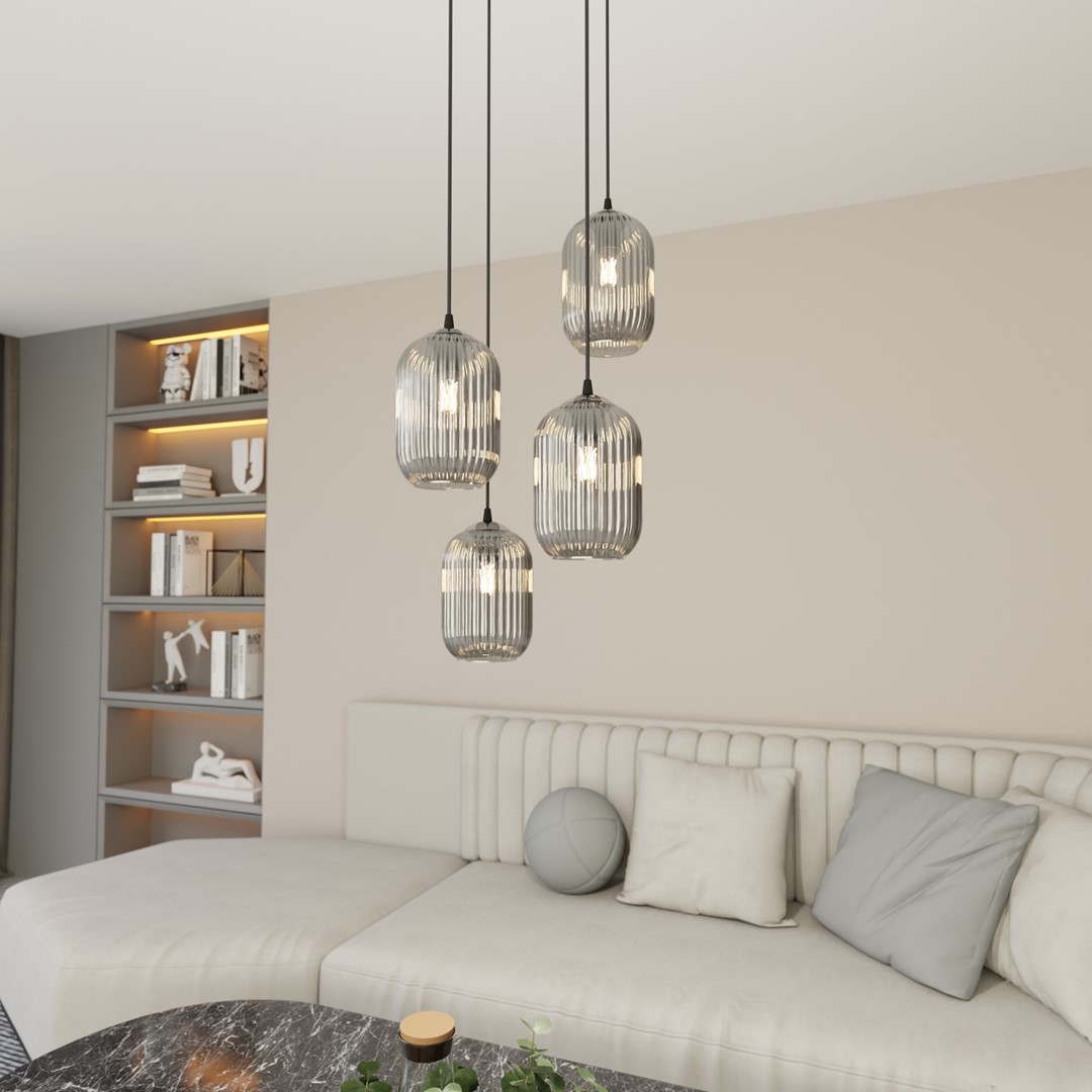Verdi Ø30 Rauchfarben hängelampe Von Emibig Lighting - Die originelle Form verleiht dem Raum Charakter und schafft einen pers&ouml;nlichen Stil mit behaglicher Atmosph&auml;re.