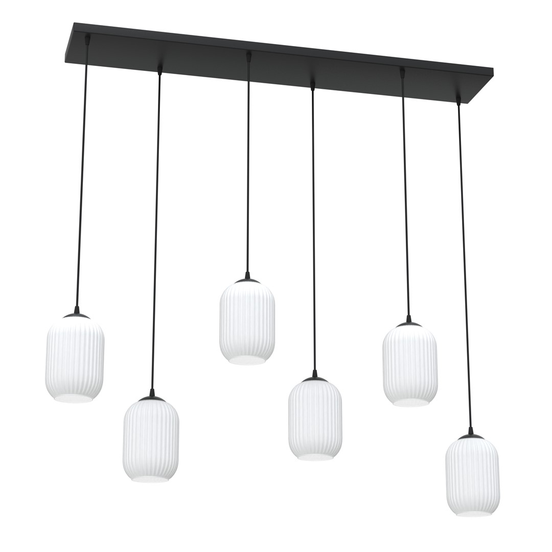 Verdi 115cm Weiß hängelampe Von Emibig Lighting - Die originelle Form verleiht dem Raum Charakter und schafft einen pers&ouml;nlichen Stil mit behaglicher Atmosph&auml;re.