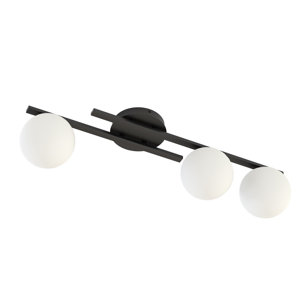 Kairo 74cm Schwarz und Weiß deckenleuchte Von Emibig Lighting - Das minimalistische Design passt perfekt in jedes Zuhause und jeden Stil.
