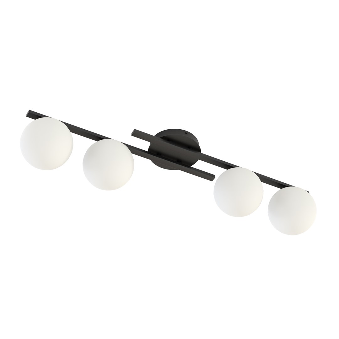 Kairo 87cm Schwarz deckenleuchte Von Emibig Lighting - Das minimalistische Design passt perfekt in jedes Zuhause und jeden Stil.