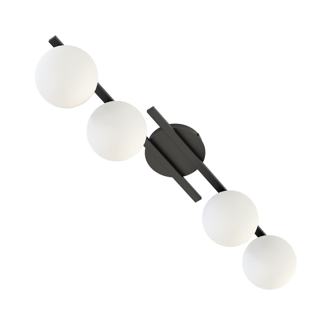 Kairo 87cm Schwarz deckenleuchte Von Emibig Lighting - Das minimalistische Design passt perfekt in jedes Zuhause und jeden Stil.