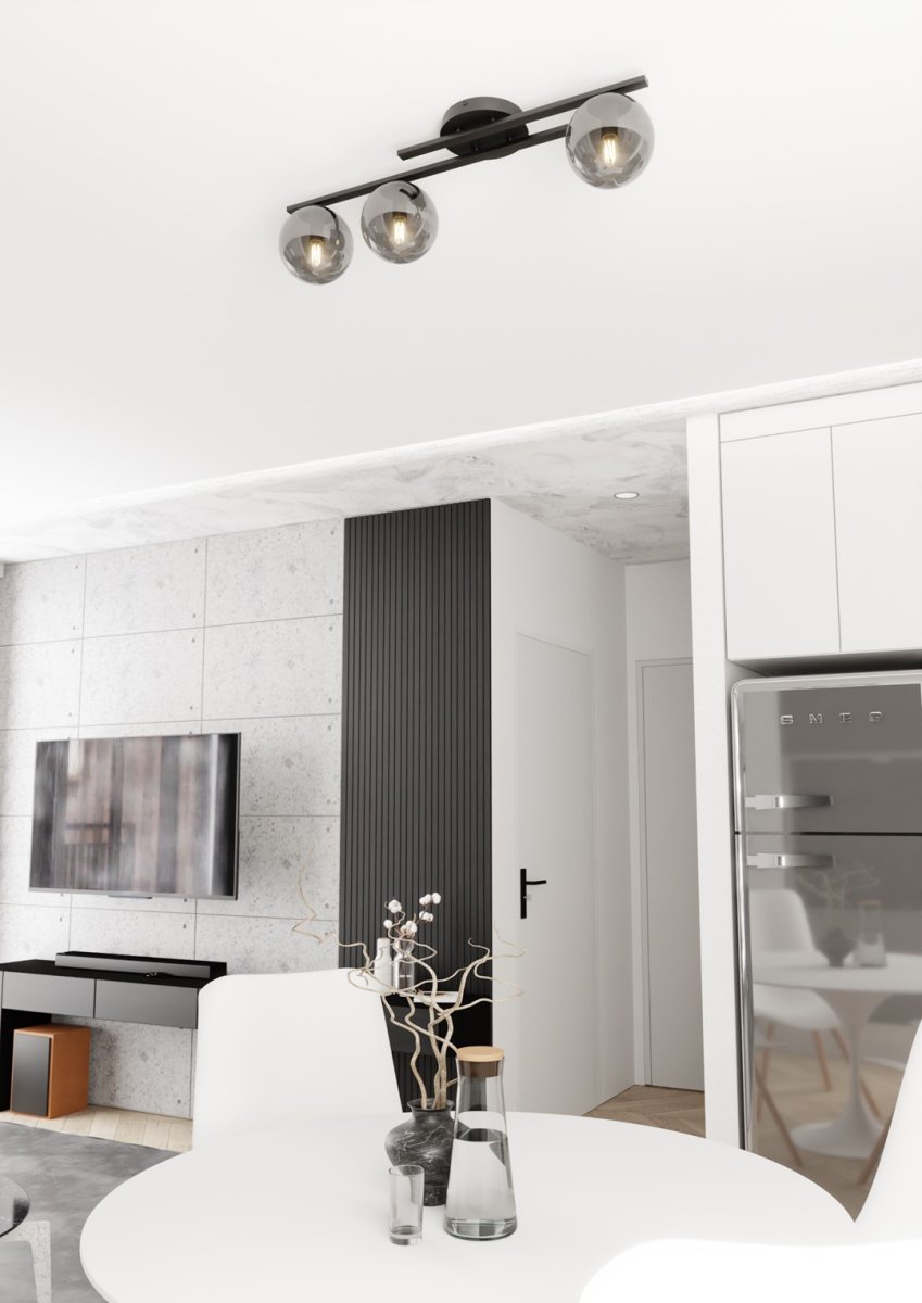 Kairo 74cm Schwarz/Rauchig deckenleuchte Von Emibig Lighting - 