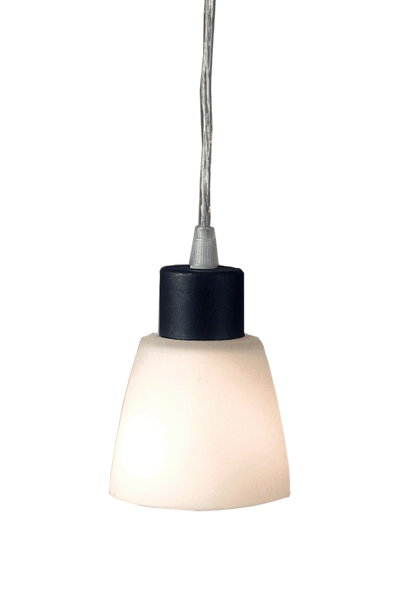 Småland Ø10 Weiß fensterlampe Von Aneta Lighting - Die Lampe hat ein 4 Meter langes Kabel mit Schalter und EU-Stecker.