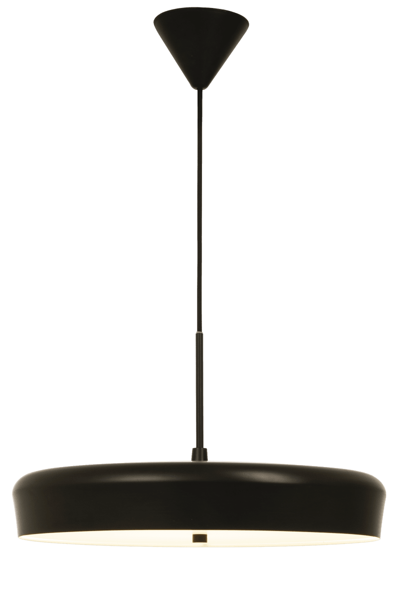 ETA Ø45 Schwarz hängelampe Von Aneta Lighting - Eta Deckenleuchte aus schwarz lackiertem Metall.