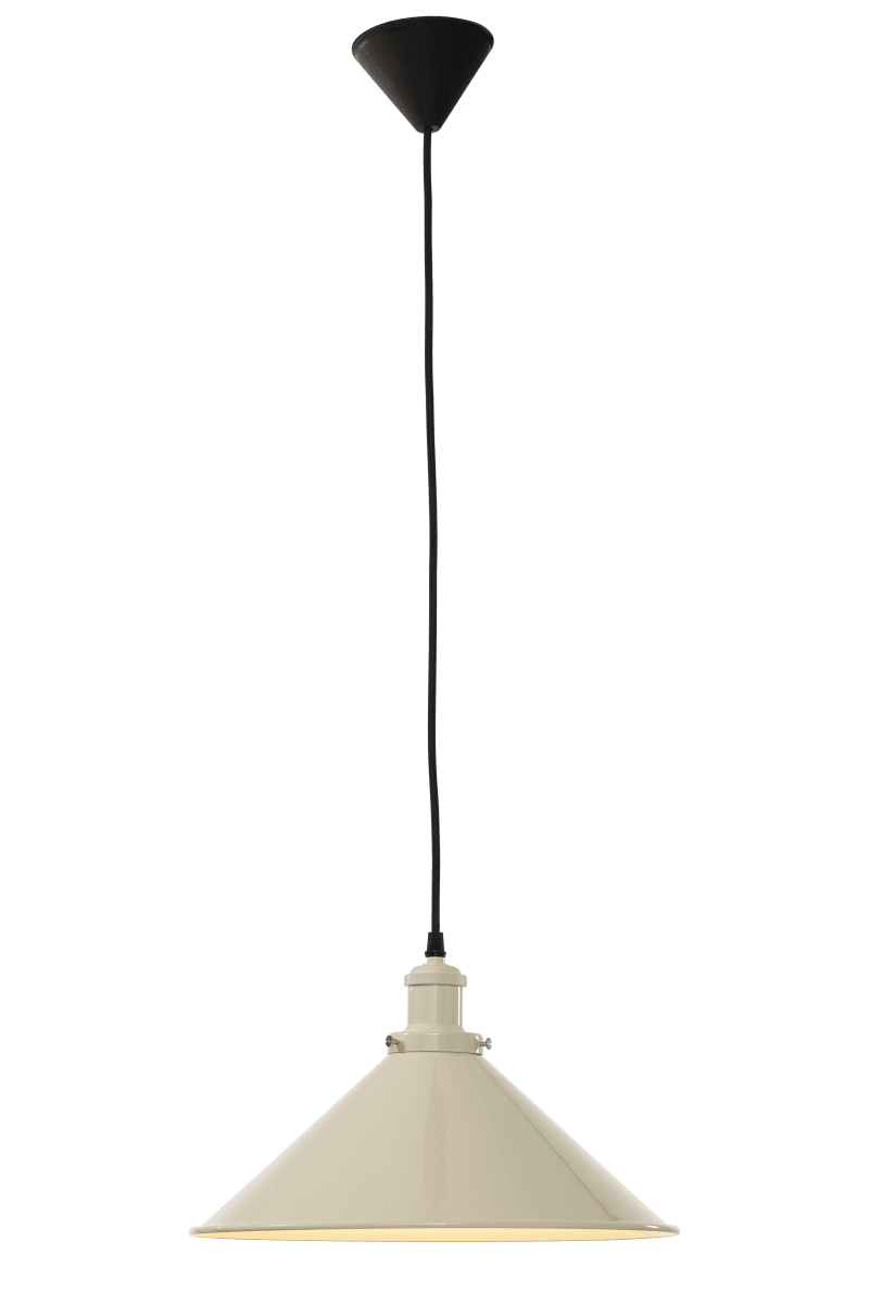 Paris Ø35 Beige hängelampe Von Aneta Lighting - Die Deckenleuchte Paris ist in einem hochglänzenden Sandton gefertigt.