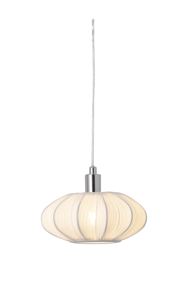 Mamsell Ø22 Weiß fensterlampe Von Aneta Lighting - Die Fensterleuchte Mamsell ist mit fein plissiertem Stretchstoff bespannt, der für ein angenehmes, leicht gedämpftes Licht sorgt.