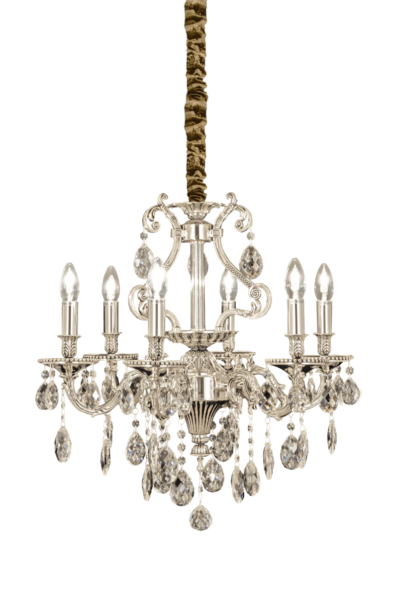 Windsor Ø58 Antikes Silber hängelampe Von Aneta Lighting - Deckenbecher aus Metall, der zum Rest der Lampe passt.