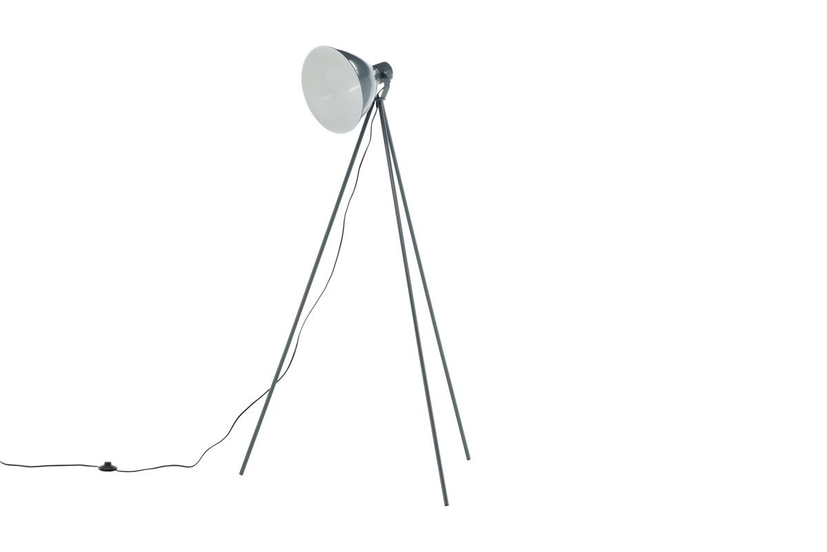 Tiv Blau stehlampe Von Venture Design - Das moderne Design in Kombination mit der gedeckten blauen Farbe macht die Leuchte zu einem sanften Blickfang, der mit dem Raum verschmilzt und ihn gleichzeitig aufwertet!