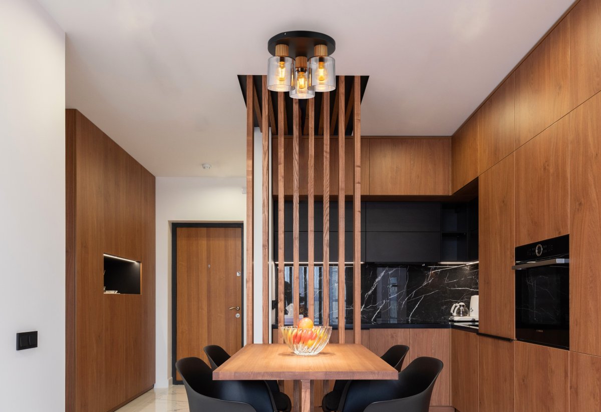 Aleidis 3 Rauchfarben deckenleuchte Von Globo Lighting - Aleidis &auml;r en modern plafond med elegant design.