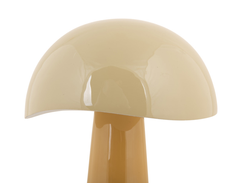 Grato 33cm Gelb tischlampe Von Leitmotiv - Der honiggelbe Lampenfuß und der sanftere gelbe Lampenschirm erzeugen eine warme und harmonische Atmosphäre.