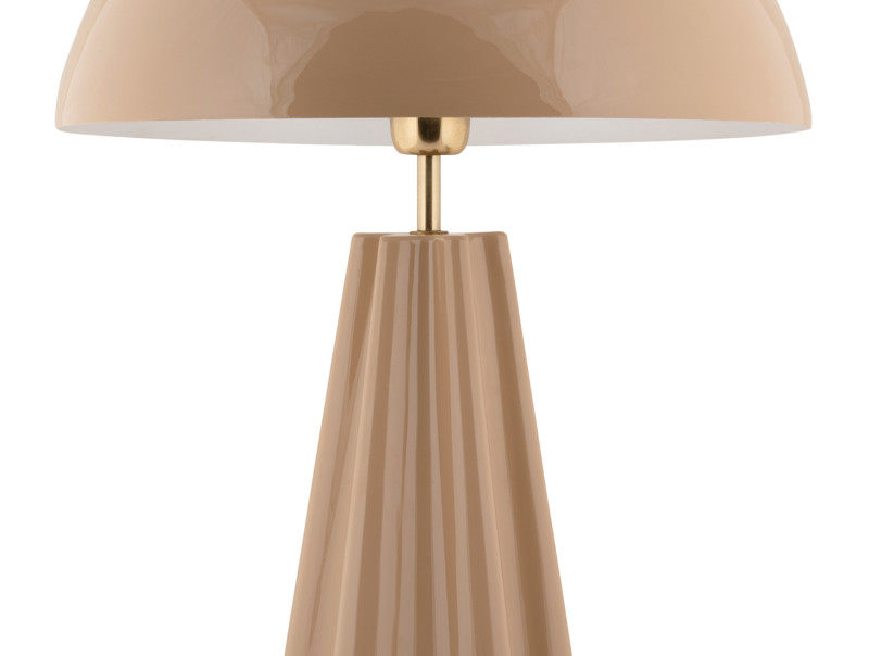 Amplio 55cm Beige tischlampe Von Leitmotiv - Amplio ist eine größere und markantere Tischleuchte, die Funktion und Stil vereint.