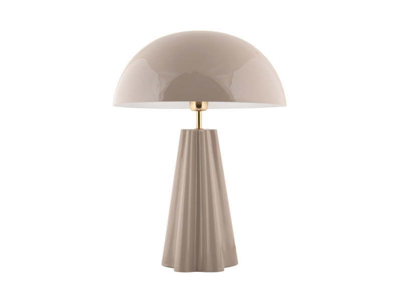 Amplio 55cm Greige tischlampe Von Leitmotiv - Amplio ist eine gr&ouml;&szlig;ere und markantere Tischleuchte, die Funktion und Stil vereint.