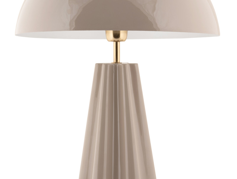 Amplio 55cm Greige tischlampe Von Leitmotiv - Amplio ist eine gr&ouml;&szlig;ere und markantere Tischleuchte, die Funktion und Stil vereint.