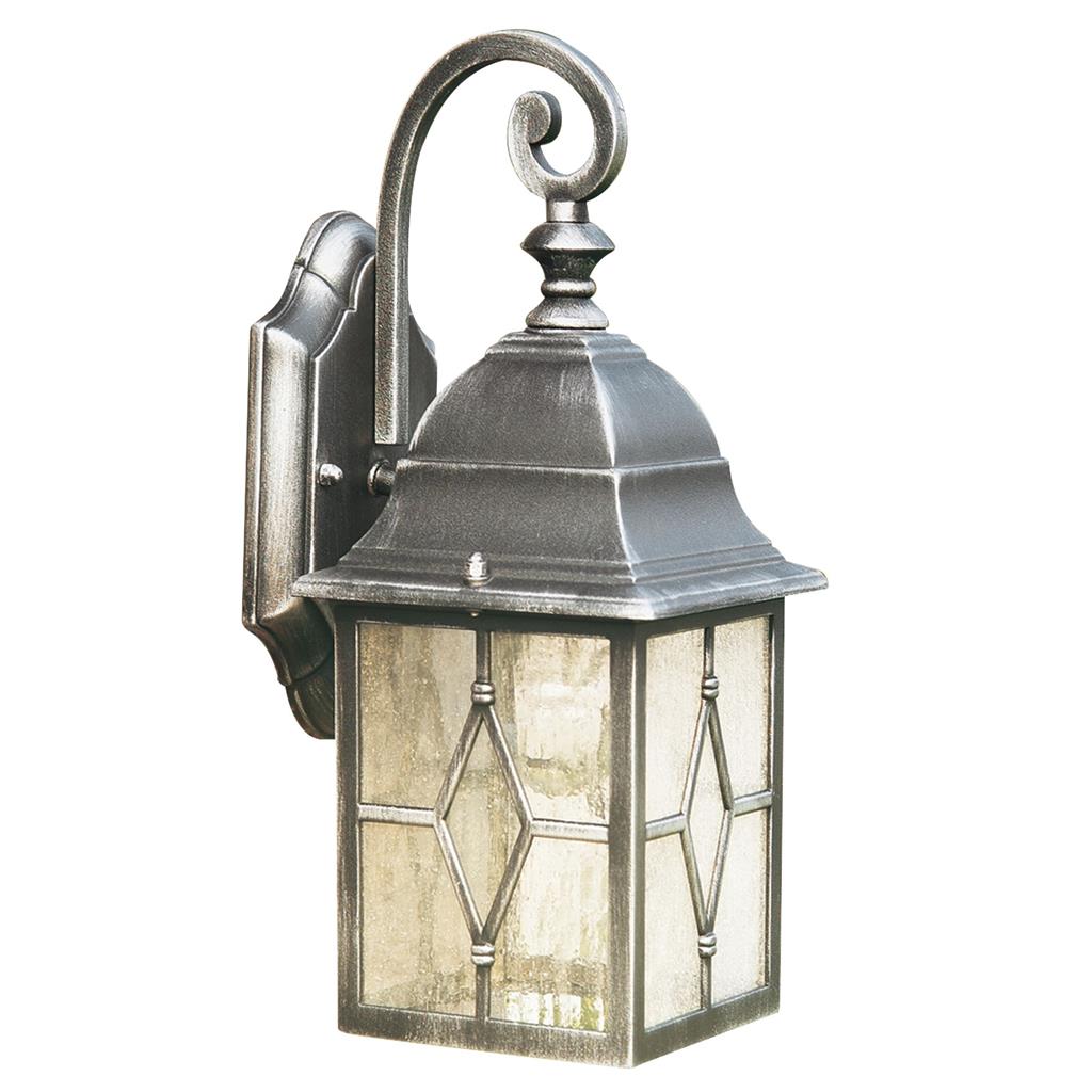 Genoa Silber außenlampe Von Searchlight - Verleihen Sie Ihrer Terrasse, Ihrem Eingang; oder Ihrer Fassade einen rustikalen Touch mit der Wandleuchte Genoa – eine Lampe voller Charme und Charakter.