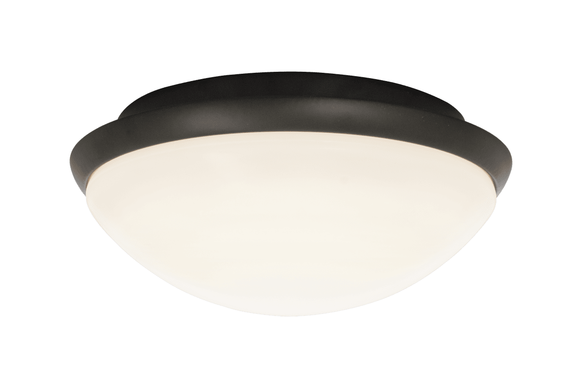 Siracusa Ø25 Weiß badezimmerlampe Von Aneta Lighting - Die Leuchte wird mit Schrauben an der Decke befestigt und der Stromanschluss ist fixiert.