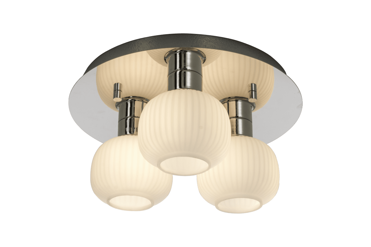 Messina Ø28 Chrom badezimmerlampe Von Aneta Lighting - 3 x 25 W G9, nicht im Lieferumfang enthalten.