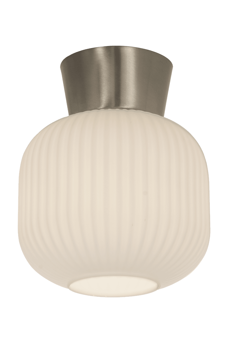 Vanja Ø20 Stahl/Weiß deckenleuchte Von Aneta Lighting - Die Deckenleuchte Vanja ist klein und stilvoll und eignet sich perfekt für kleinere Räume wie Flure, Küchen oder Schlafzimmer.