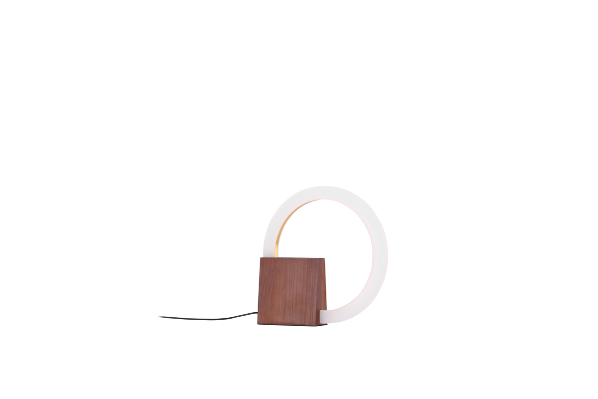 Brive 30cm Nussbaum tischlampe Von Venture Design - Platzieren Sie die Leuchte an einem Ort, der sowohl beleuchtet als auch dekoriert werden soll, und sie sorgt garantiert f&uuml;r mehr Gem&uuml;tlichkeit in Ihrem Zuhause!