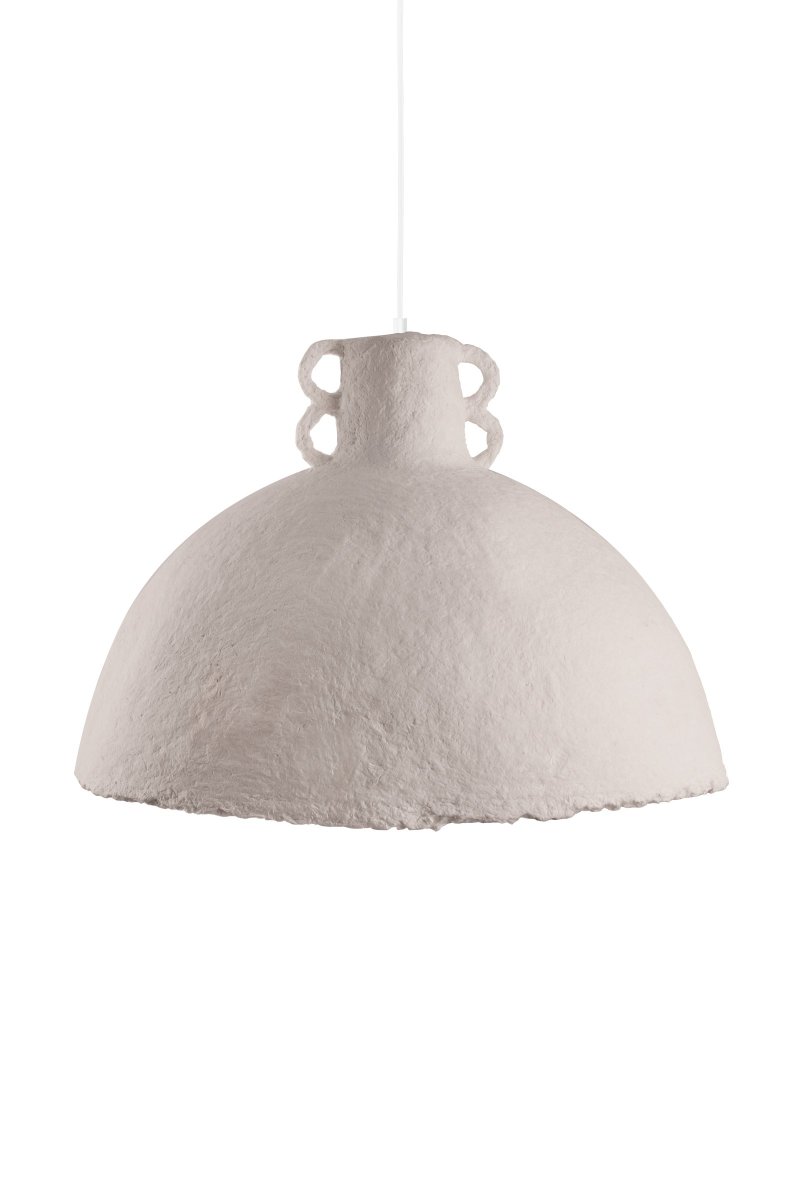 Maché Ø50 Beige hängelampe Von Globen Lighting - Pappmach&eacute;; das hei&szlig;t, es wird aus einer Masse aus Papier und Klebstoff geformt.