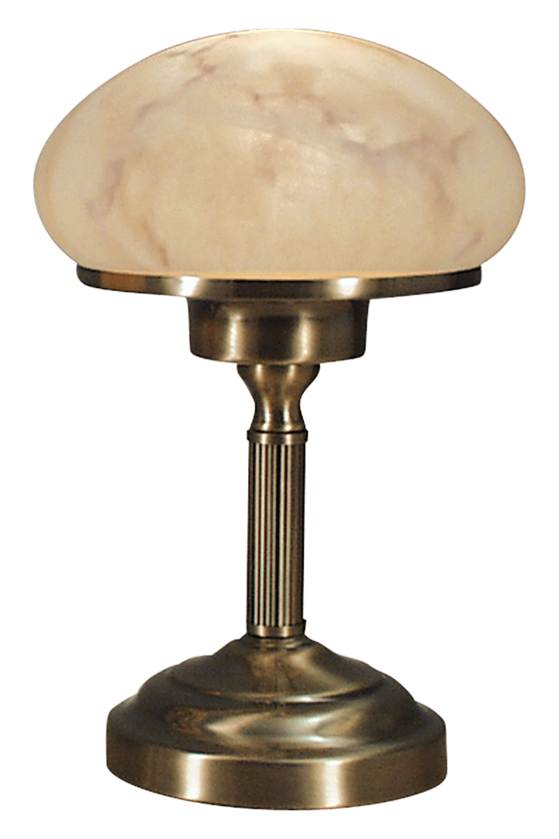 August 28cm Antikes Messing tischlampe Von Aneta Lighting - Mit ihrem klassischen Design in Antikmetall und einem wunderschönen, alabasterartigen Schirm verbreitet sie ein warmes und angenehmes Licht, das in jedem Raum eine einladende Atmosphäre schafft.