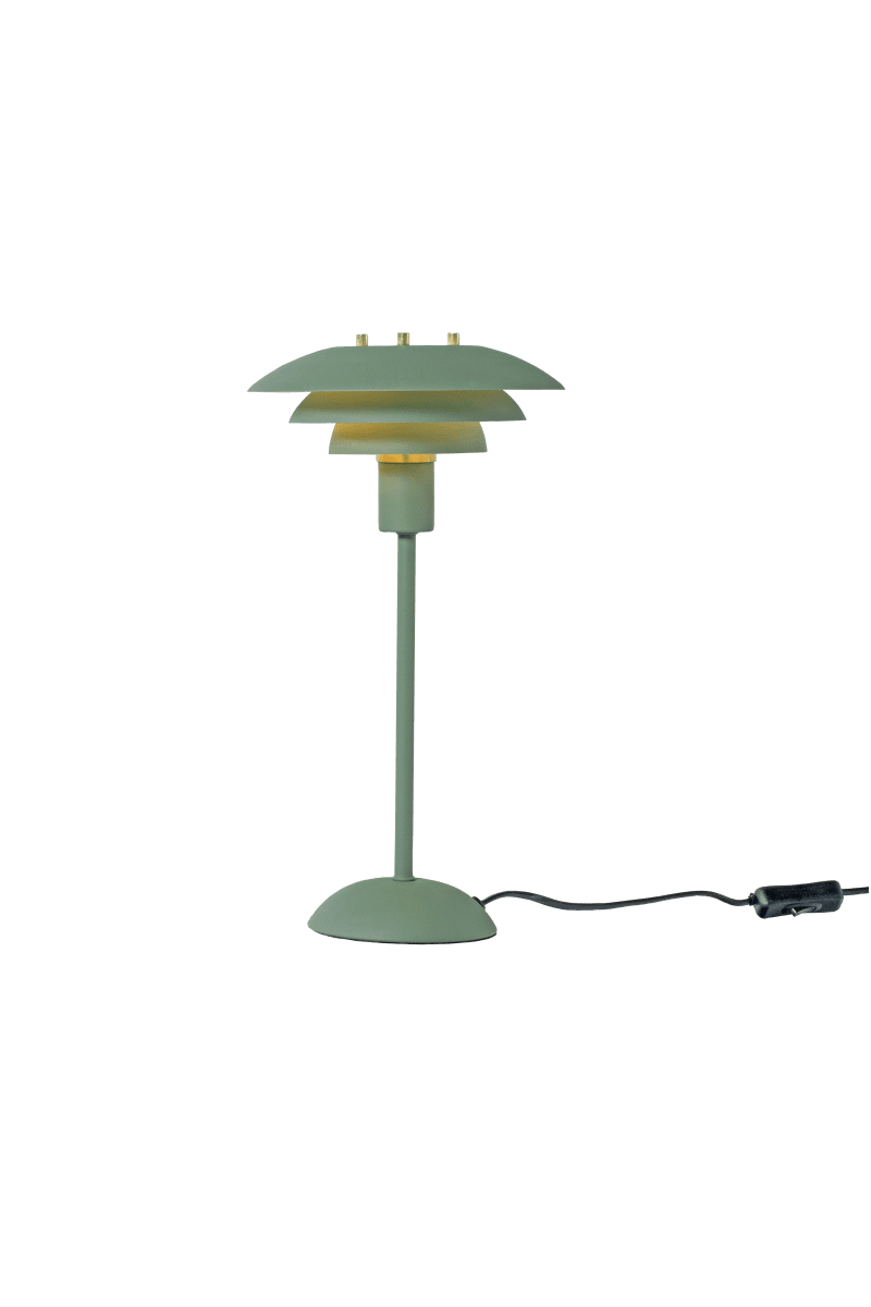 Epsilon 37cm Grün tischlampe Von Aneta Lighting - Detaljer i krom och matt m&auml;ssing medf&ouml;ljer, s&aring; du sj&auml;lv kan v&auml;lja vilken som passar b&auml;st i ditt hem.