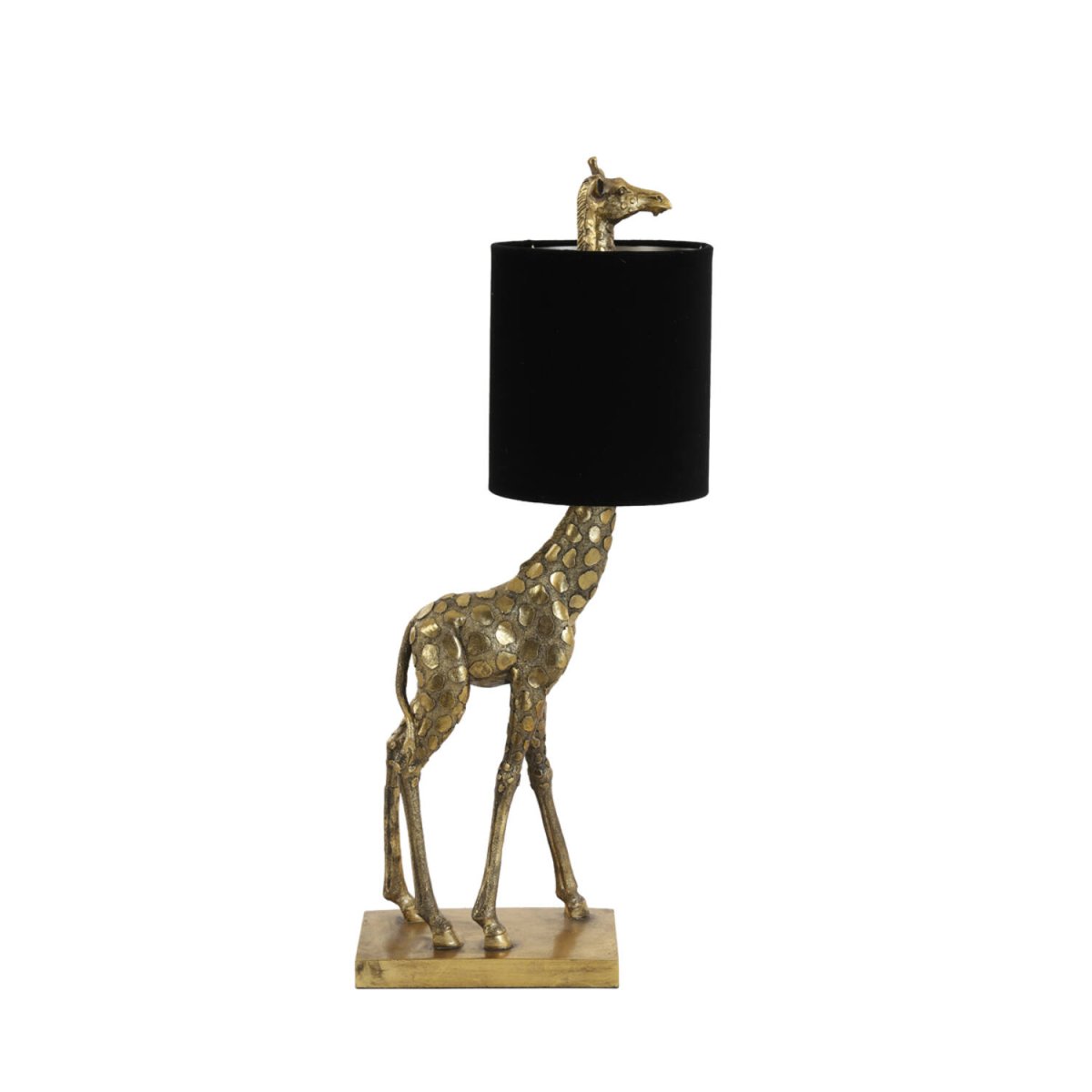 Giraffe 60cm Gold tischlampe Von Light & Living - Giraffe ist eine einzigartige Tischlampe, die k&uuml;hnes Design mit Eleganz verbindet.