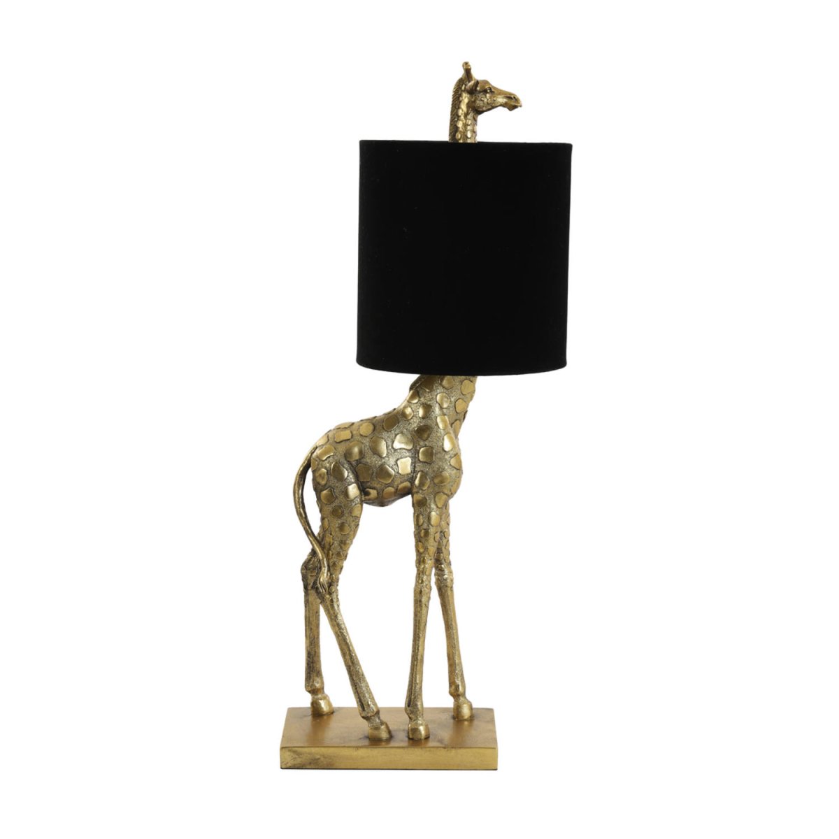 Giraffe 68cm Gold tischlampe Von Light & Living - Giraffe ist eine einzigartige Tischlampe, die kühnes Design mit Eleganz verbindet.