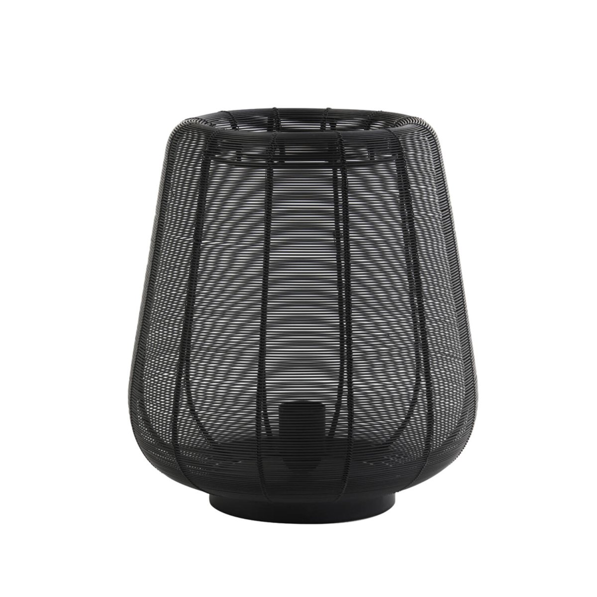 Adeta 32cm Schwarz tischlampe Von Light & Living - Adeta ist eine stilvolle Lampe aus mattschwarzem Eisen, die modernes Design mit einem weichen, stimmungsvollen Licht kombiniert.