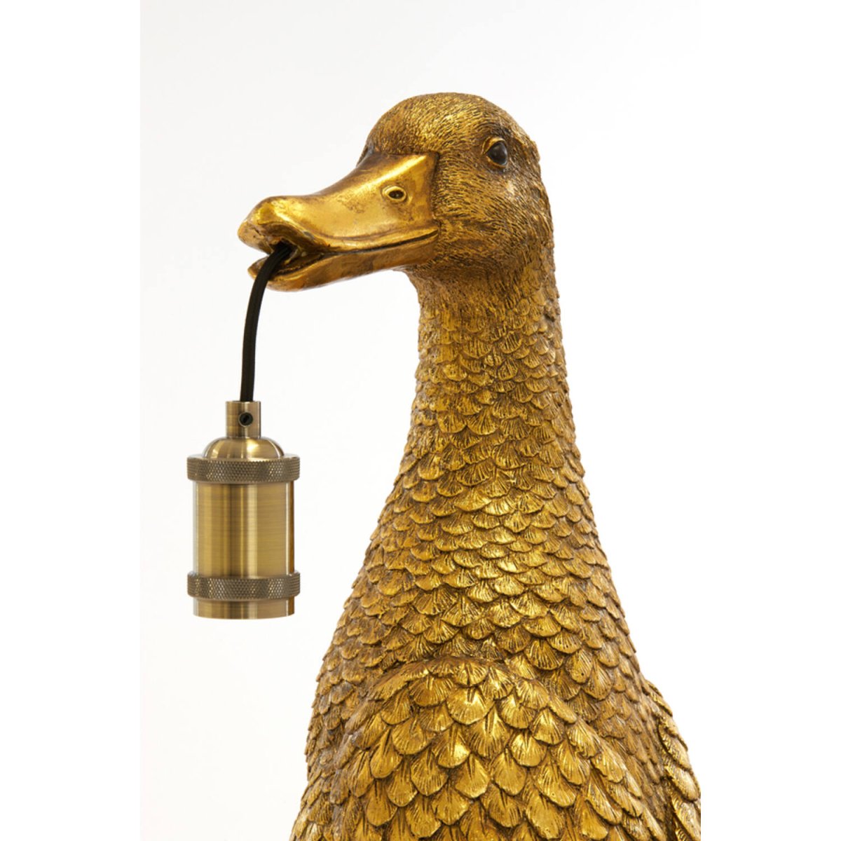 Duck 48cm Antikes Gold tischlampe Von Light & Living - Lassen Sie Duck zu einem charmanten Blickfang in Ihrem Zuhause werden!