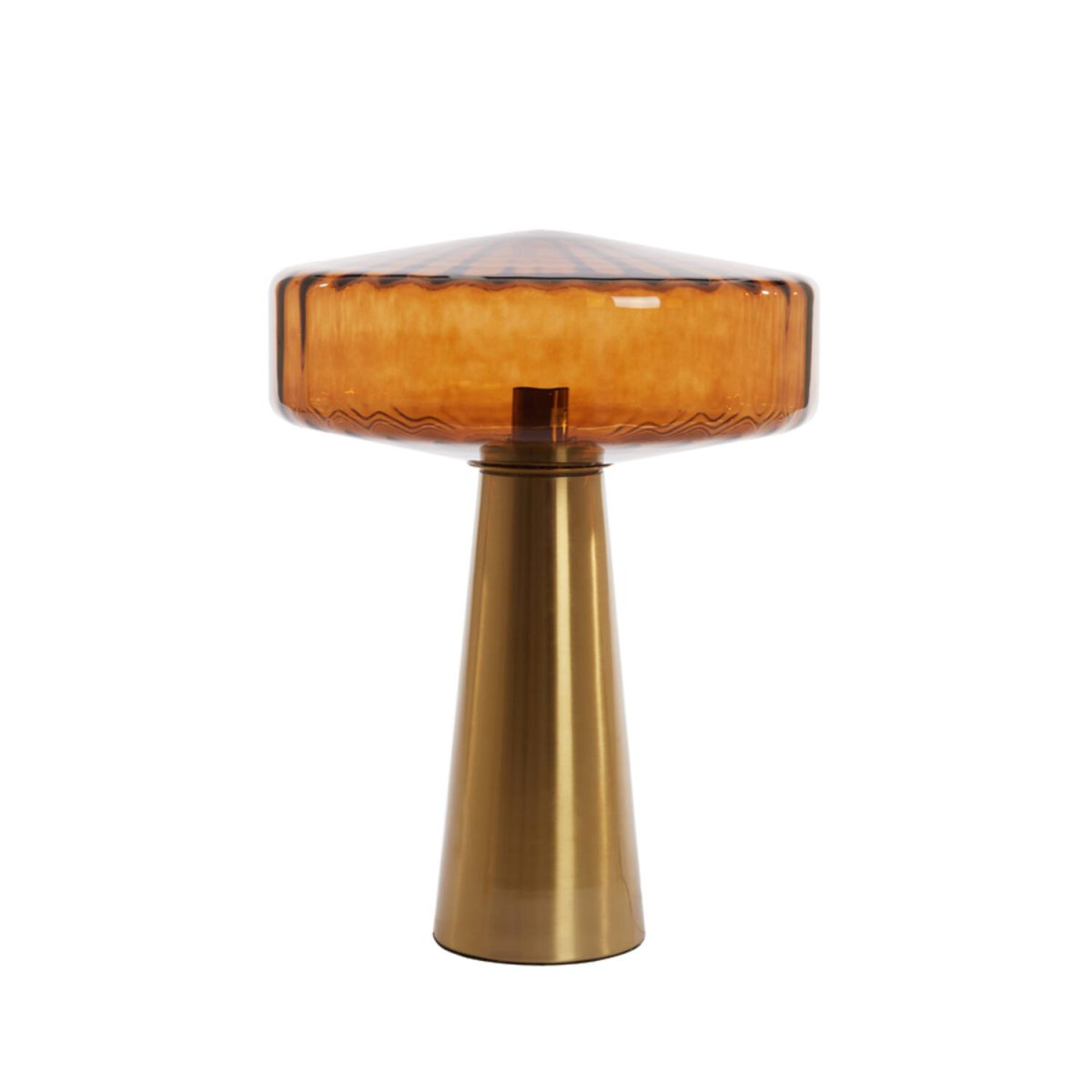 Pleat 53cm Gold/Braun tischlampe Von Light & Living - 