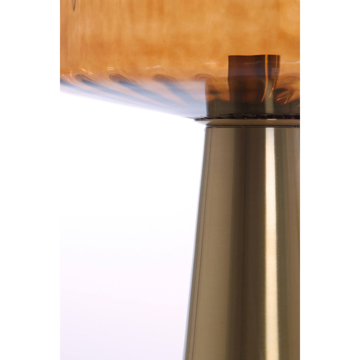 Pleat 53cm Gold/Braun tischlampe Von Light & Living - 