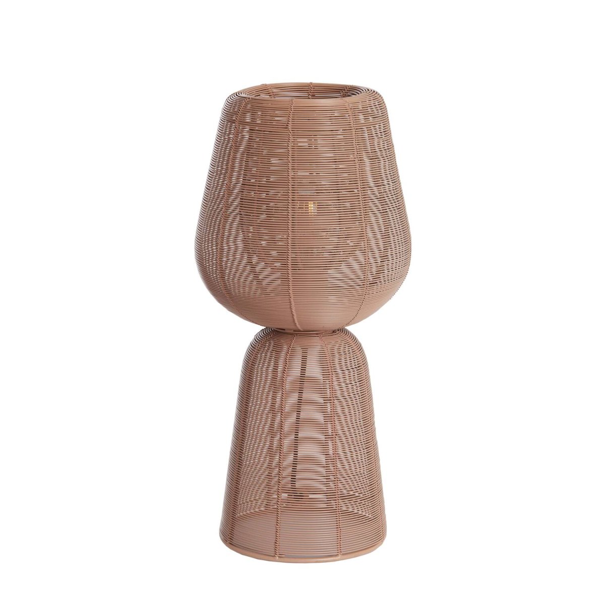 Aboso 42cm Rosa tischlampe Von Light & Living - Ihre einzigartige Form verleiht ein modernes und elegantes Ambiente und eignet sich perfekt für die Inneneinrichtung sowohl im industriellen als auch im skandinavischen Stil.