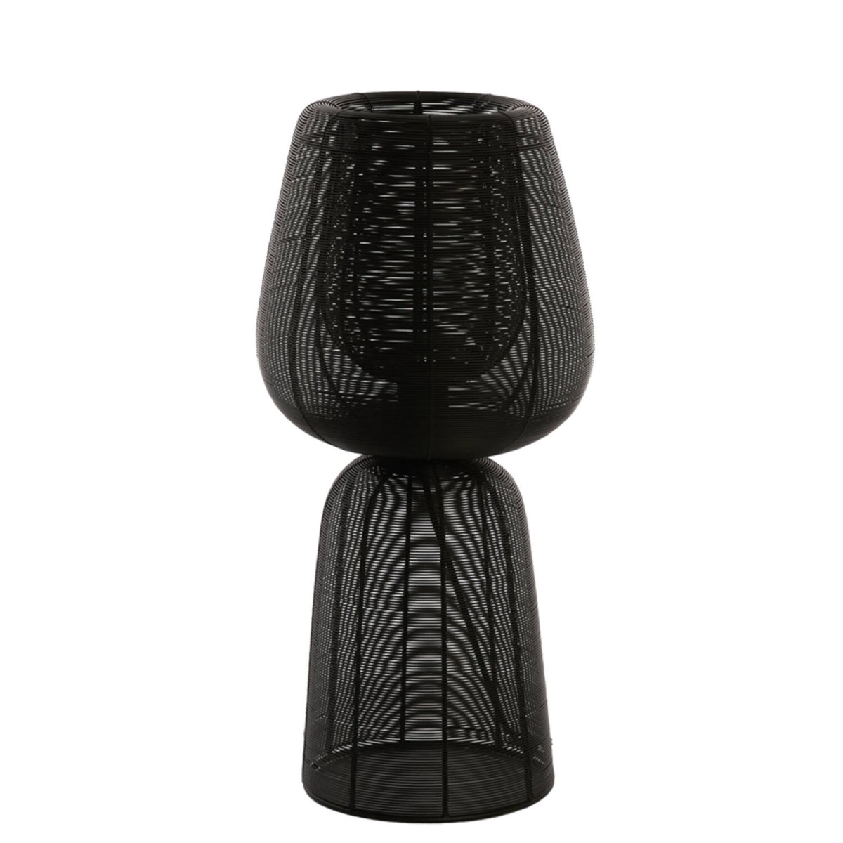 Aboso 54cm Schwarz tischlampe Von Light & Living - Ihre einzigartige Form verleiht ihr ein modernes und elegantes Flair und passt perfekt in jedes Interieur im industriellen und skandinavischen Stil.