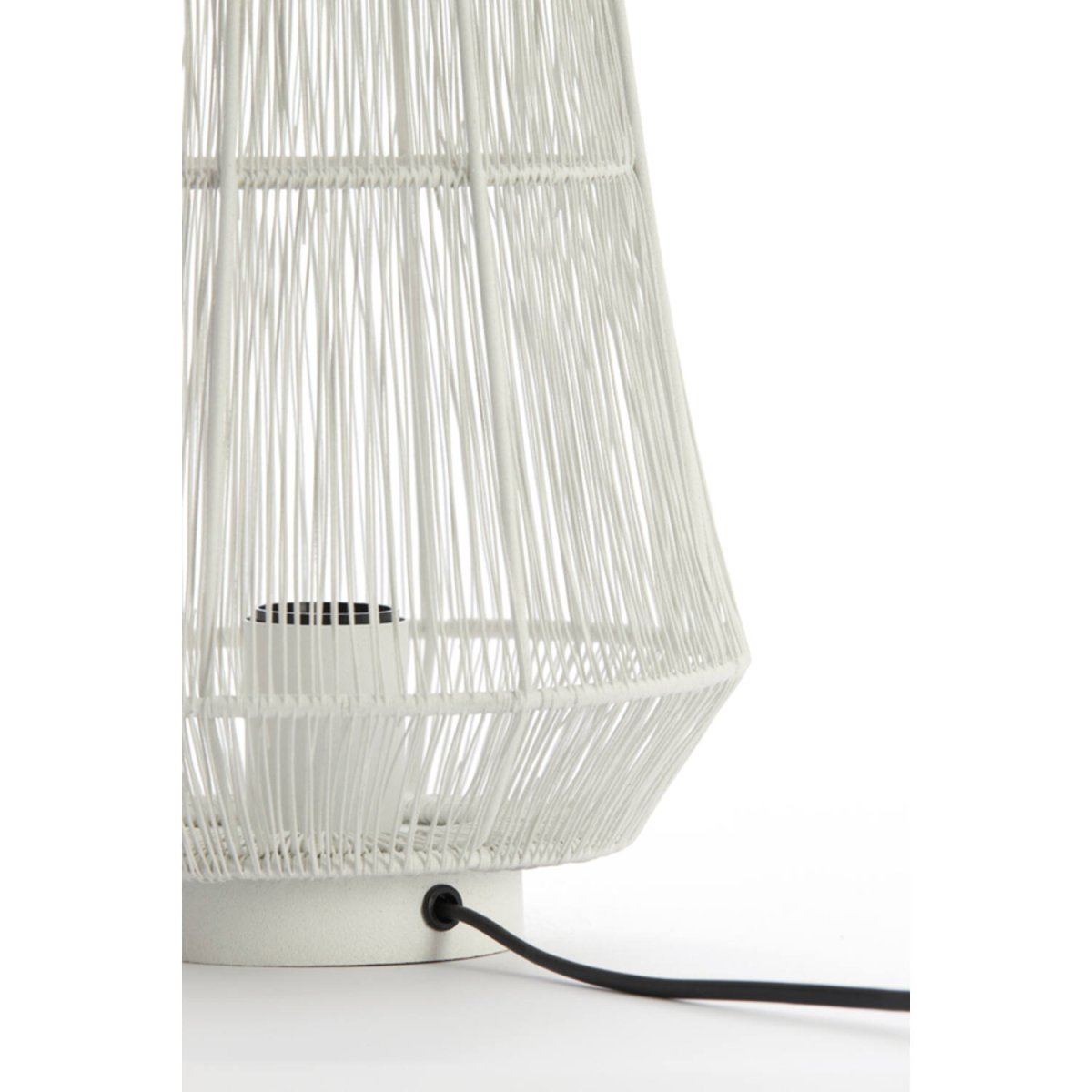 Banjar 33cm Cremeweiß tischlampe Von Light & Living - 