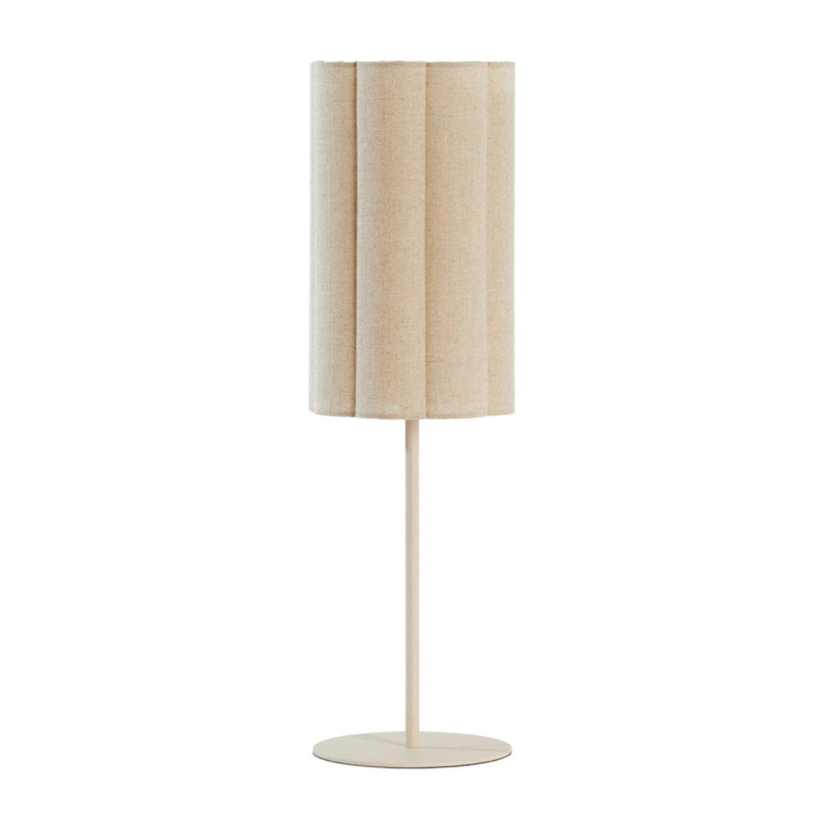 Fringe 70cm Beige tischlampe Von Light & Living - Das plissierte Design sorgt für eine sanfte und harmonische Lichtverteilung und schafft so eine warme und einladende Atmosphäre in Ihrem Zuhause.
