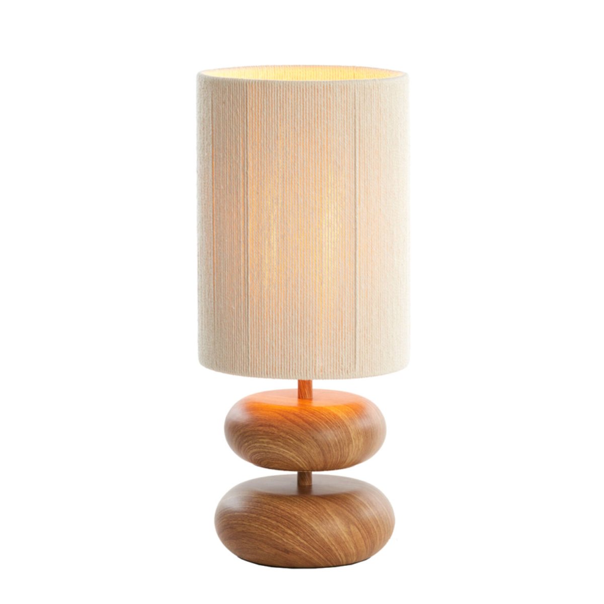 Danialo 50cm Holz tischlampe Von Light & Living - Die harmonische Materialkombination erzeugt eine warme und einladende Atmosph&auml;re &ndash; perfekt f&uuml;r ein skandinavisches oder bohemisches Interieur.