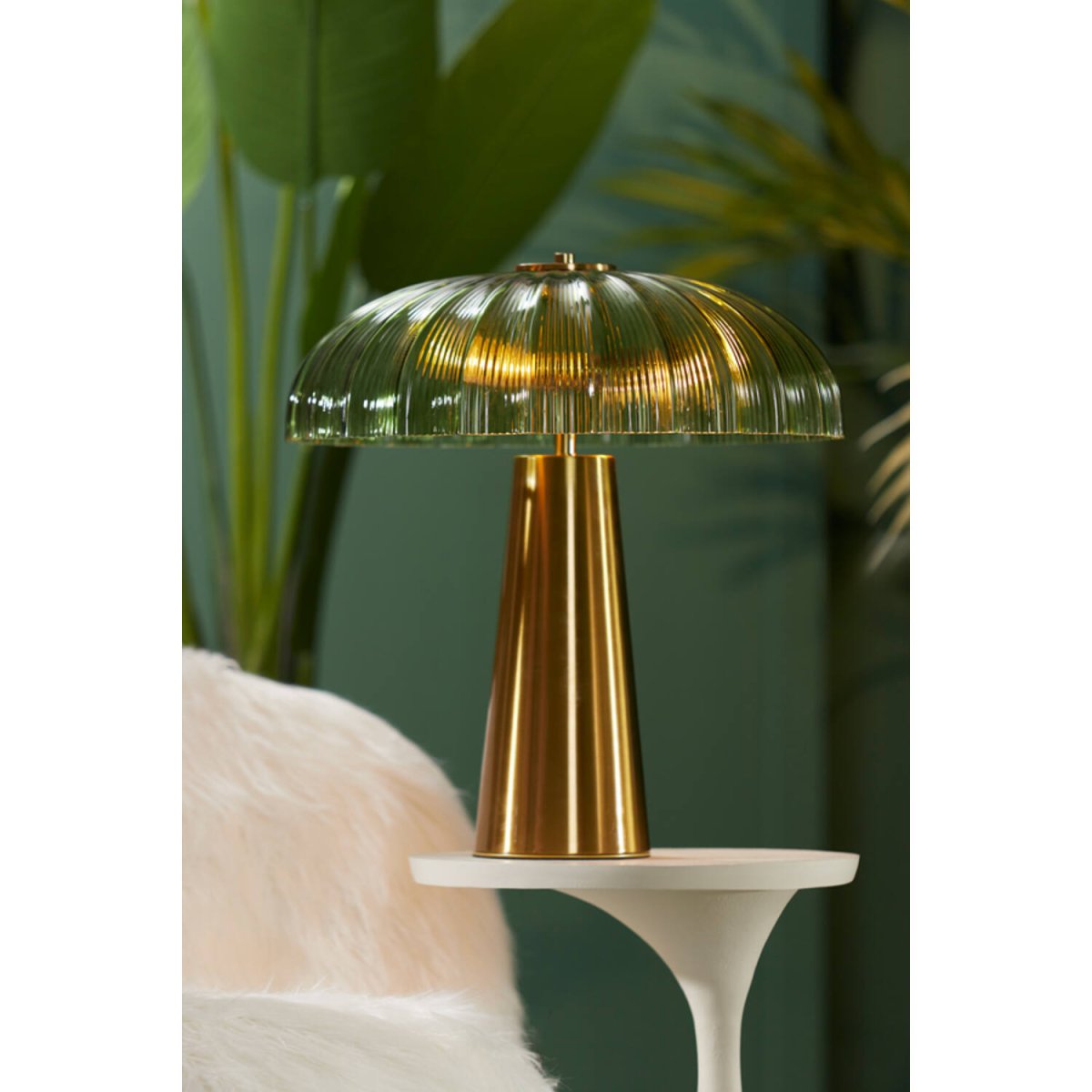 Fungo 50cm Gold tischlampe Von Light & Living - 