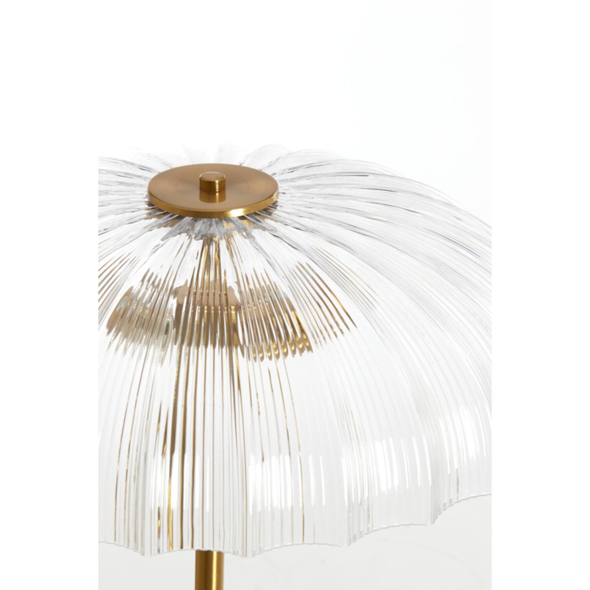Fungo Gold/klar stehlampe Von Light & Living - 